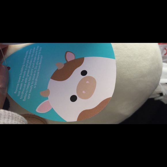 NWT Ronnie the cow Squishmallow 8” - Picture 5 of 5